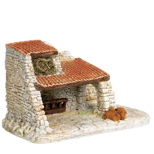 Pour vos besoins extérieurs:Crèche Callian santons Escoffier - 33 x 19 x 19 cm