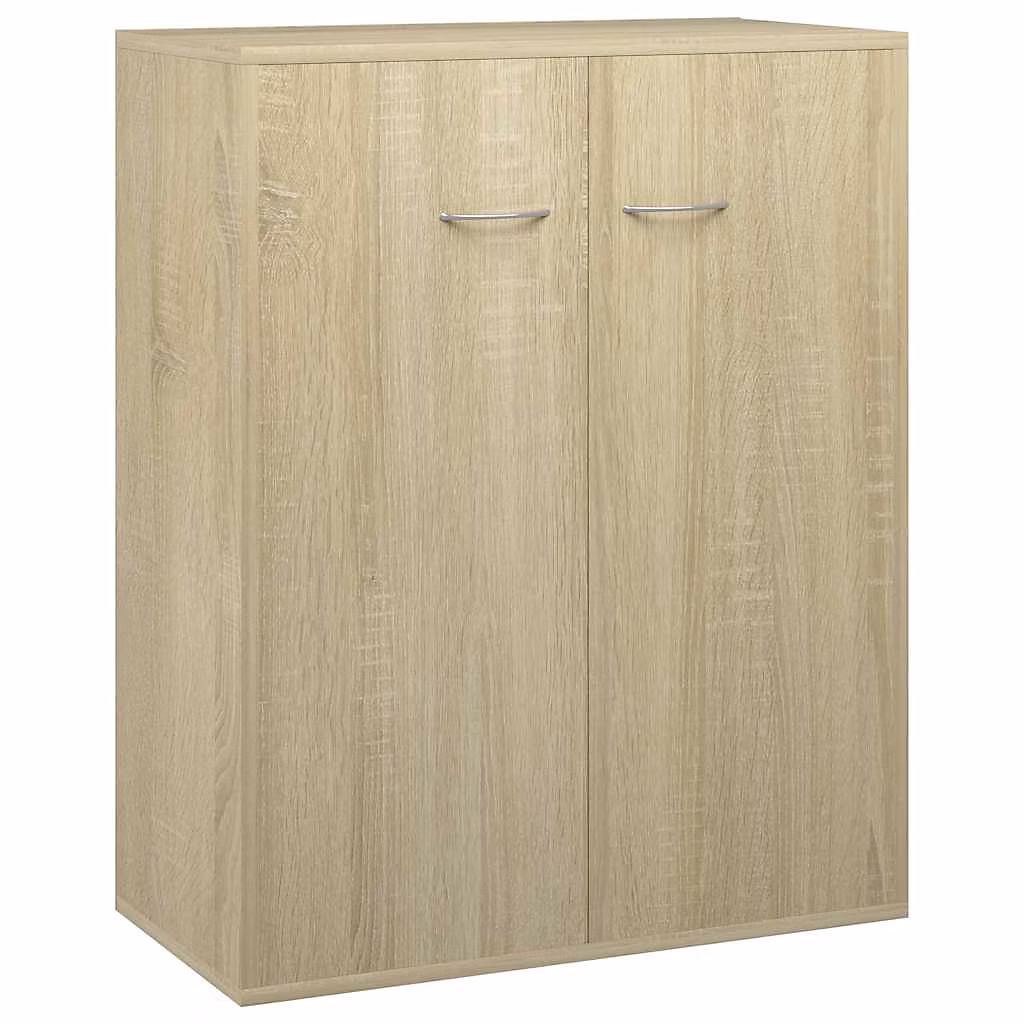 Buffet Chêne sonoma 60 × 30 × 75 cm Bois d'ingénierie vidaXL
