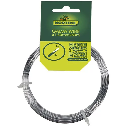 Jardin et équipement：Fil de tension Galvawire Fer galvanisé Gris L50mx Ø1,3 mm