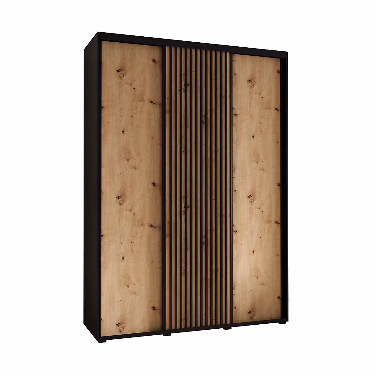 Armoire Lanko 1 a portes coulissantes H. 235 – 2 x L. 170 x P. 60 3 portes