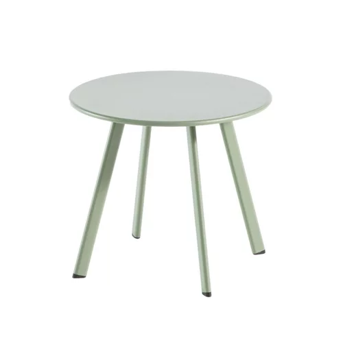 Choix pratique：Table basse Massaï en acier Proloisirs - Ø40 x H35 cm