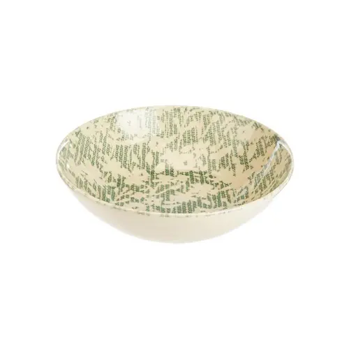 Pour équiper le jardin:Coupelle en grès vert Léa - Ø 17 cm