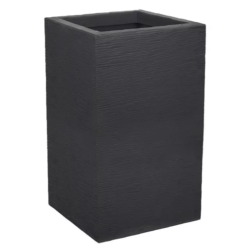 Pour plus de praticité au jardin:Pot carré haut coloris gris Graphit up - Ø 29,5 cm