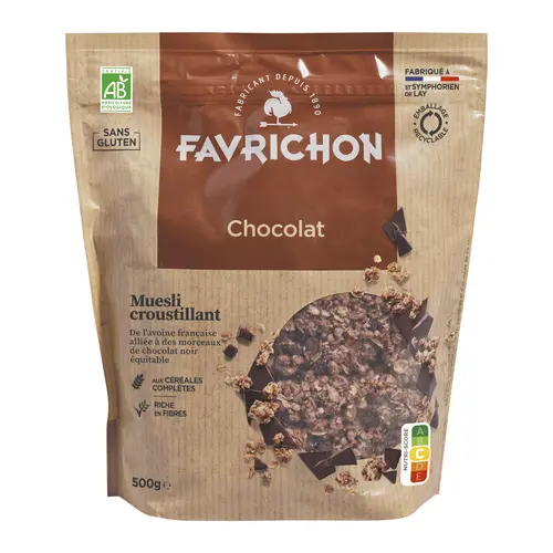 Moderne extérieur:Muesli croustillant au chocolat - 500 g