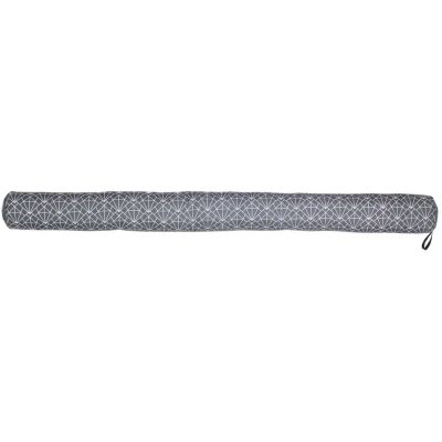 Boudin de porte avec illustrations 80 cm (Gris et blanc avec motifs)