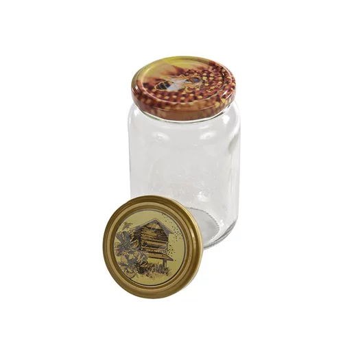 Espace vert moderne:Pot en verre 500 g avec capsule x10