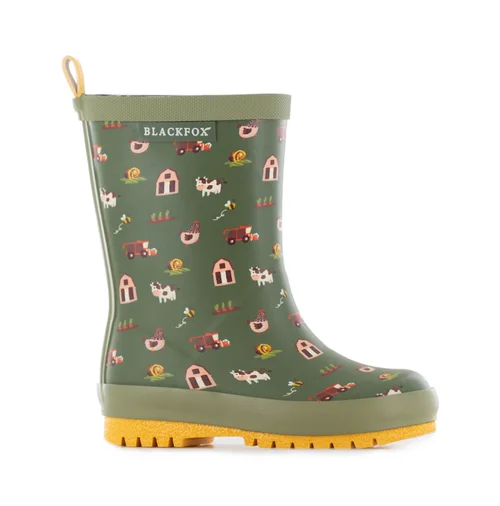Jardin durable：Botte de jardin pour enfant Kansas Blackfox coloris vert