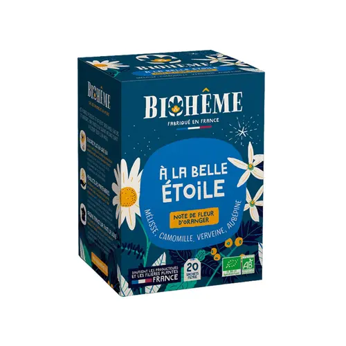 Pour tous les jardins:Infusion bio Biohême À la belle étoile - 20 infusettes