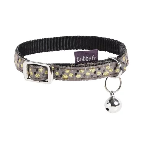Pour vos aménagements extérieurs:Collier chat Chamane noir taille XS