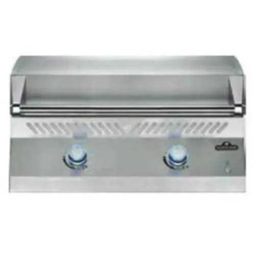 Malin extérieur:Plancha gaz encastrable inox Napoléon - 63 x 86 x 41 cm