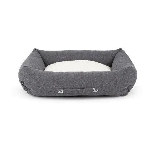Pour tous vos besoins extérieurs：Couchage pour chien coloris gris corbeille Scruffs Eco Eden - Taille L 75 x 60 cm