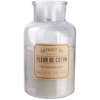 Bougie parfumée Apothicaire 14.5 x 25.7 cm (Fleur de coton)
