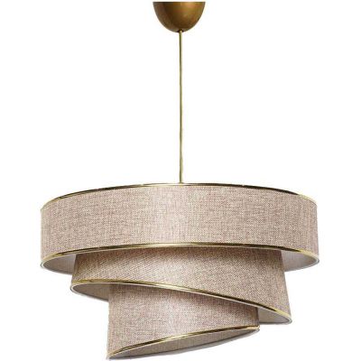 Suspension en métal et coton Couper (Beige)