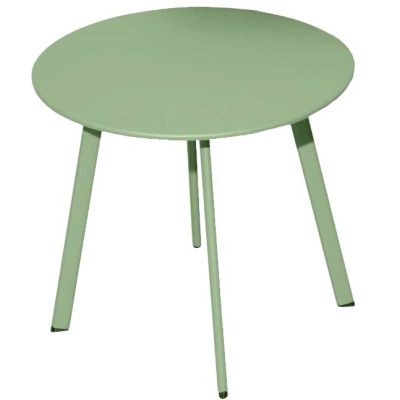 Table basse de jardin en acier Massai 40 cm (Vert light)