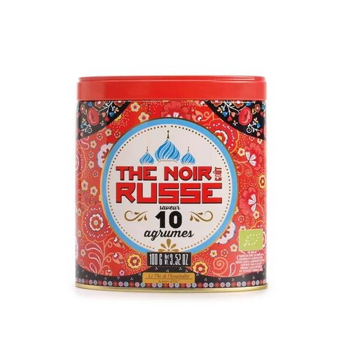 Utile jardin:Thé noir 10 agrumes goût russe bio Terre d’Oc – 100 g