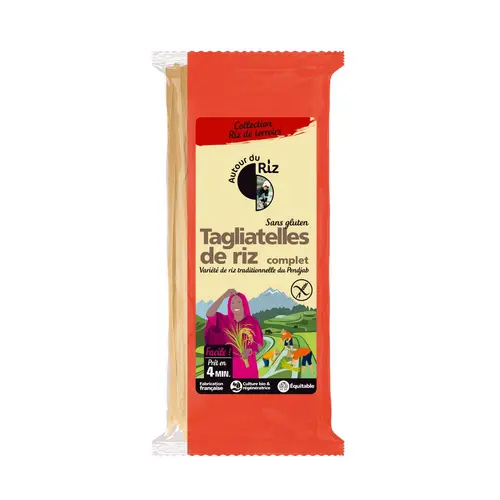 Espace vert pratique：Tagliatelles thaïes de riz complet 400g