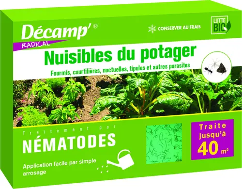 Jardin et confort:Nématodes contre nuisibles du potager 40 m2