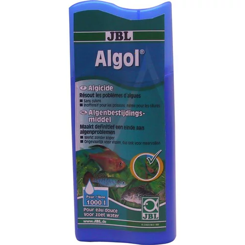 Pour vos besoins au jardin：Conditionneur d'eau algol Jbl bleu 250 ml