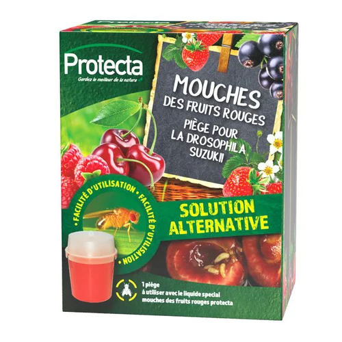 Facile pour le jardin:Piège pour mouches des fruits rouges Protecta