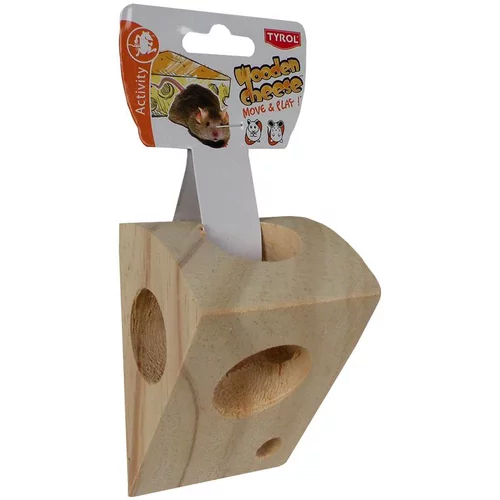 Essentiel jardin:Morceau de fromage en bois pour rongeurs