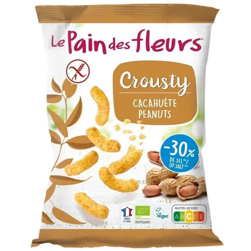 Les incontournables du jardin:Crousty cacahuètes bio Le Pain des Fleurs - 75 g