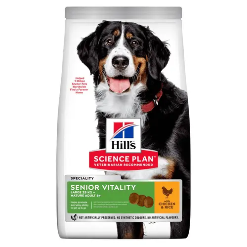 Pour tous les jours:Croquette pour chien mature de grande taille au poulet Hill's - 12 kg