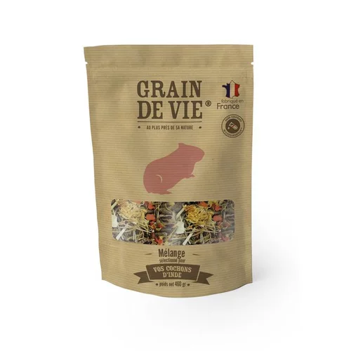 Le choix pour le jardin：Nourriture aux aliments complets pour cochons d'inde Grain de vie - 460 g