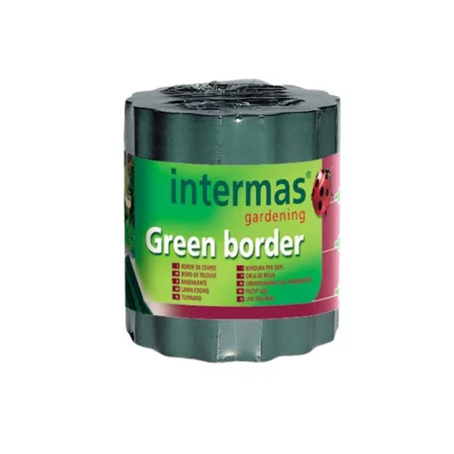Pensé pour le jardin:Bordure à gazon Greenborder coloris vert 0,15x9 m