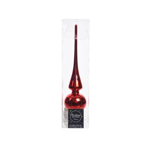 Tout pour le jardin:Cimier uni brillant couleur rouge – 26 cm de haut
