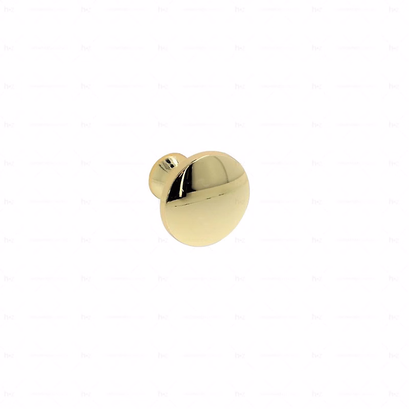Boutons pour meubles en zamac Diamètre 28 en laiton poli – Réf. SAICVSOEX8775778607