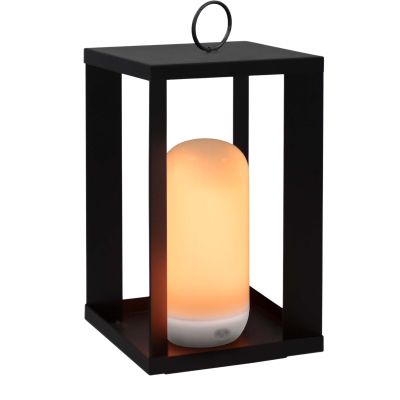 Lanterne de jardin en métal sur batterie Siroco (30 cm)