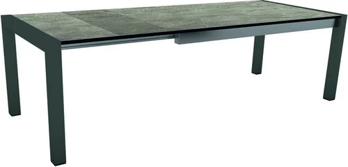 Pour mieux aménager votre jardin：Table extérieure extensible en aluminum HPL Stern - 174 x (214/254) x 90 x 7 cm