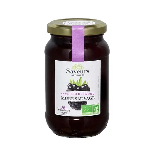 Pour équiper le jardin:Préparation 100 % fruits Mûre sauvage bio - 310 g