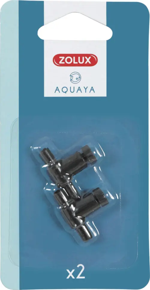 Déco extérieur：Robinets pour aquarium en plastique coloris noir Zolux Aquaya - x 2