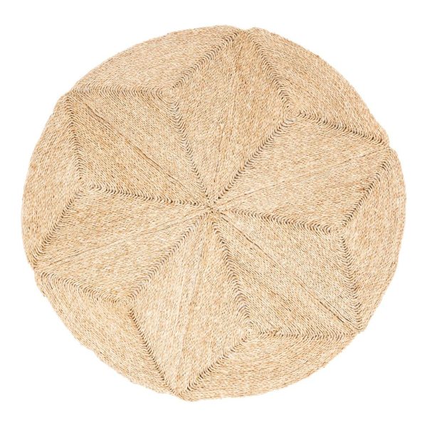 Tapis rond en jonc Kaate (Diamètre 120cm)