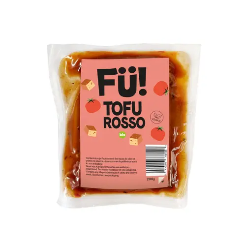 Facile à intégrer à l’extérieur:Tofu bio rosso Fü - 200 g