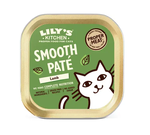 Une sélection pensée pour l’extérieur：Terrine à l’agneau pour chat Lily’s Kitchen - 85 g