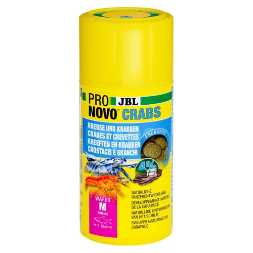 Pour mieux profiter de l’extérieur：Aliment en comprimés JBL Pronovo crabs wafer M – 100 ml