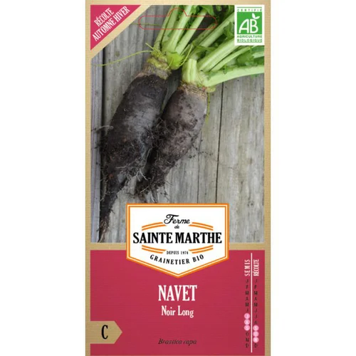 Choix utile：Graines de Navet noir long bio Ferme de Sainte Marthe - graines à semer