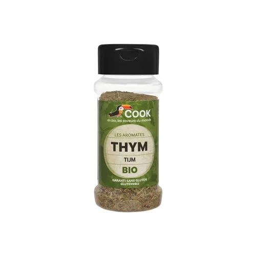 Bien pour le jardin:Feuilles de thym bio en pot de 15 g