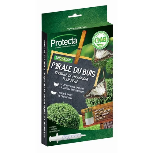 Une touche jardin:Seringue à phéromone contre la pyrale du buis Protecta