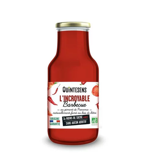 Une sélection pour le jardin:Sauce L'incroyable BBQ bio Quintesens - 290 g
