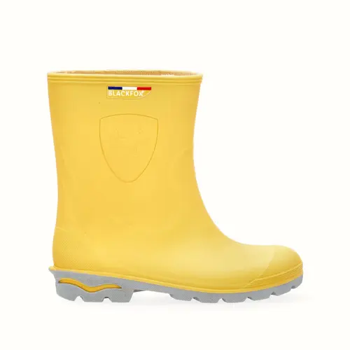 Style jardin:Botte Hydrome coloris jaune en PVC Blackfox - pointure 31/32