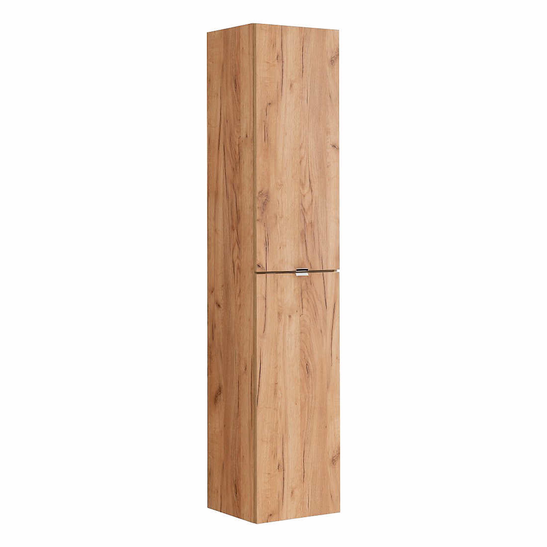 Colonne salle de bain NALYA 170 cm Chene clair Rangement vertical suspendu design – Réf. KACDHQKSF1307342783