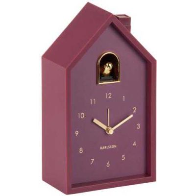 Réveil matin en plastique Cuckoo Oro (Mauve foncé)