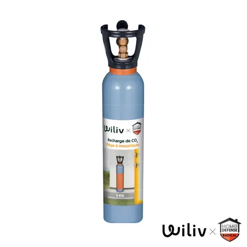 Pour votre confort en extérieur:Recharge bouteille de CO2 Wiliv - 5 kg