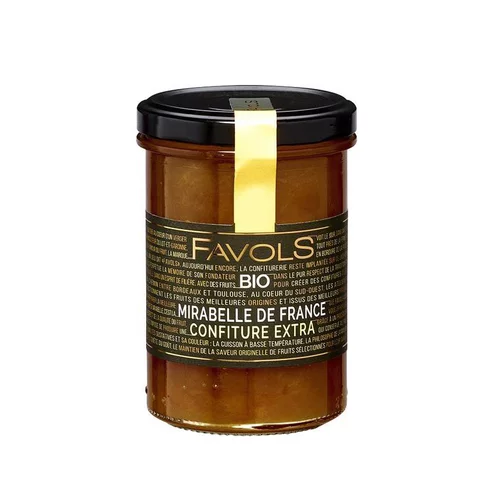 Côté végétal:Mirabelle de France Confiture Extra pot 250g