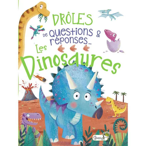 Solution pratique:Drôles de question - Les dinosaures. Editions Grenouille
