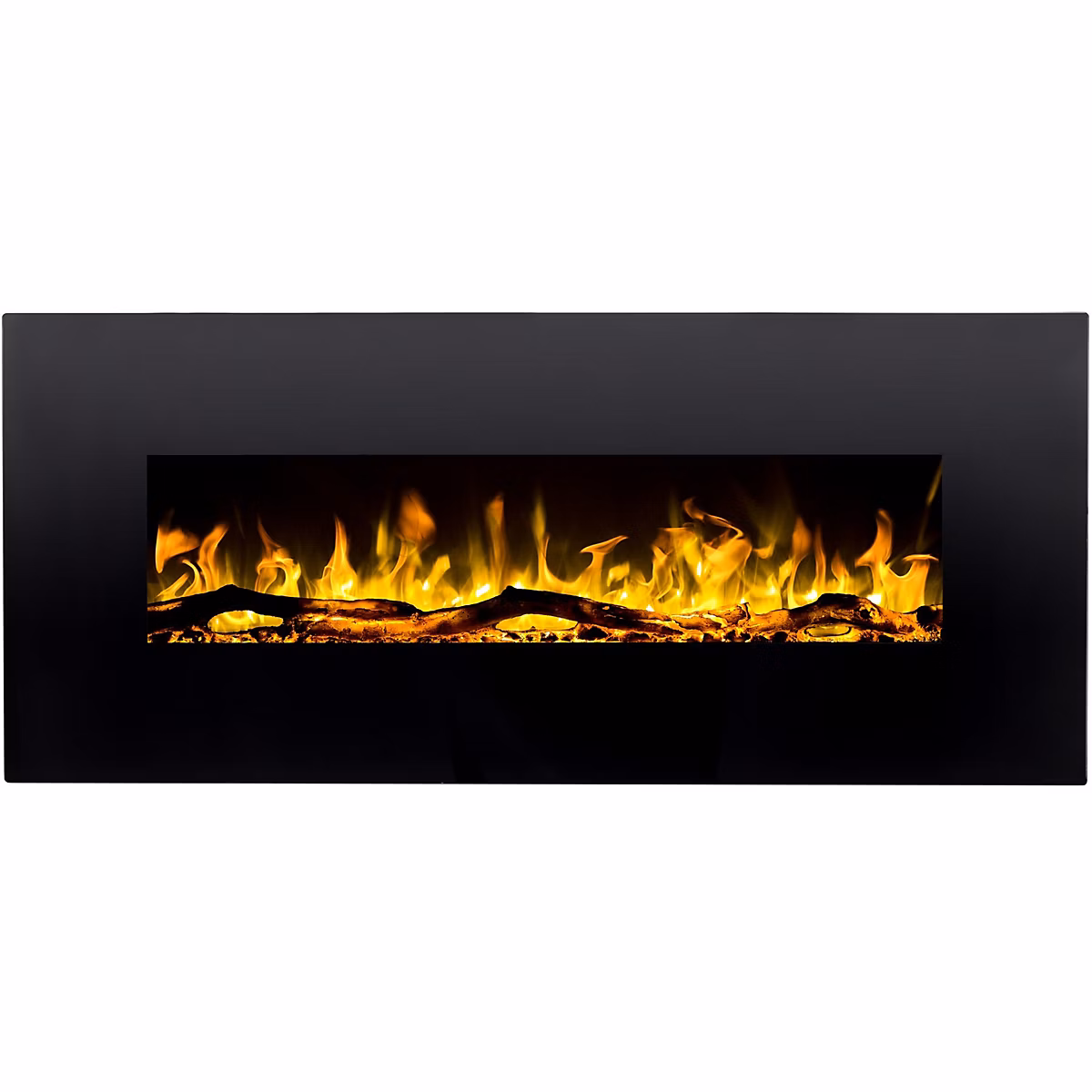 Cheminée électrique AFLAMO Albion 36 NH – murale ou encastrable, 90 × 42 × 14 cm, cheminée LED sans chauffage