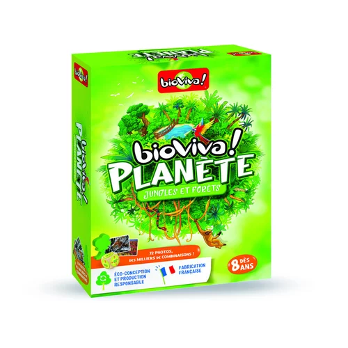Au service de vos extérieurs：Jeux Bioviva Planète - Jungles et forêts Bioviva Éditions